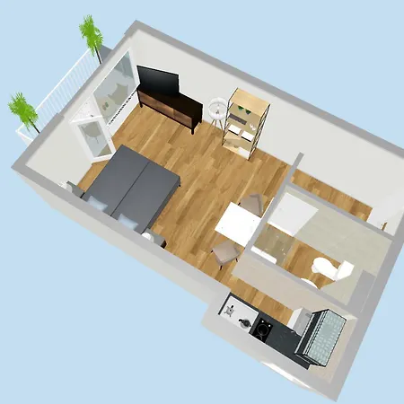 H-aparts - In Best-lage Appartement